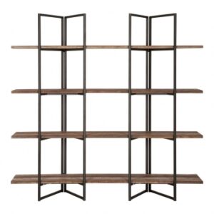 Book Shelf (Fully Foldable) - Brown - BS-3026
