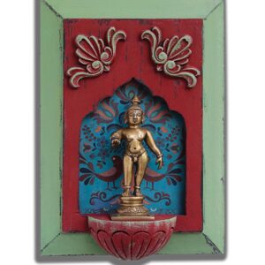 Glimps of Art (Jharokha) -  RED AND GREEN - Size :11*8*3