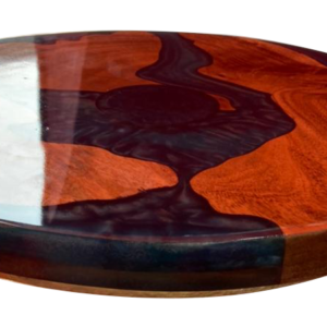Epoxy Dining Table Top - Natural on Wood - DT-7074