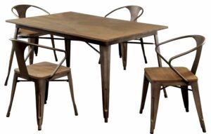 Dining Table - Brown and Black - DT-7088