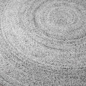 Carpet FLAT TWEED BRAIDED Lunar Rock 150 CM ROUND