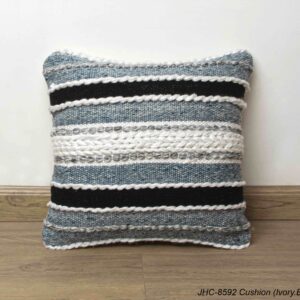 Cushion  JHC-8592  Ivory Blue  18x18