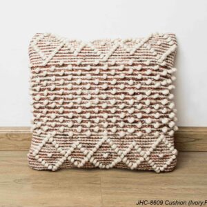 Cushion  JHC-8609  Ivory Rust  18x18