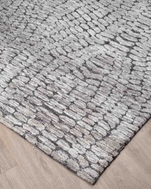 Carpet MILTON Charcoal Silver 160X230 CM