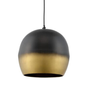 Wall Light Finish Brass with Black shade - Size 30x30x30 -EBM6093