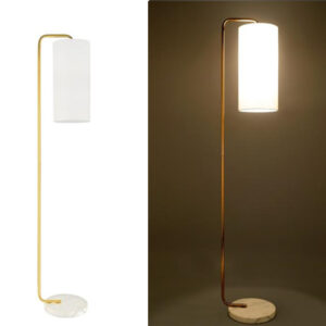Wall Light Finish Gold/ White shade - Size 12x59” -EBM6121