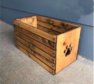 Utility Box - Natural wood - Size 14*10*10 - CJUB108