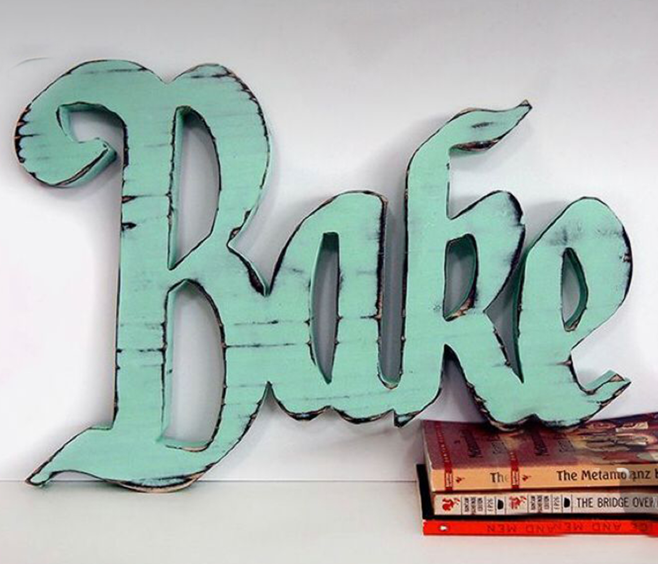 BAKE Wooden Cutouts - Rustic Green - Size 6 to 8'' - CJWC100