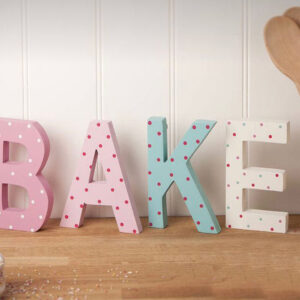 BAKE Wooden Cutouts - Multi colour - Size 6 to 8'' - CJWC102