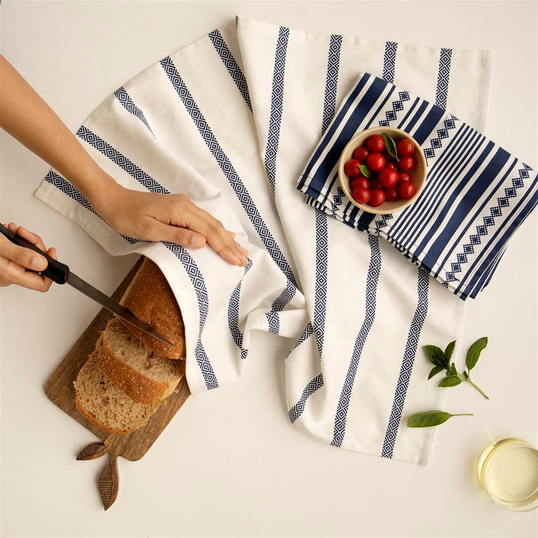 Brunnera 100% Cotton Dish Towel Set of 2 - CTKEA2242