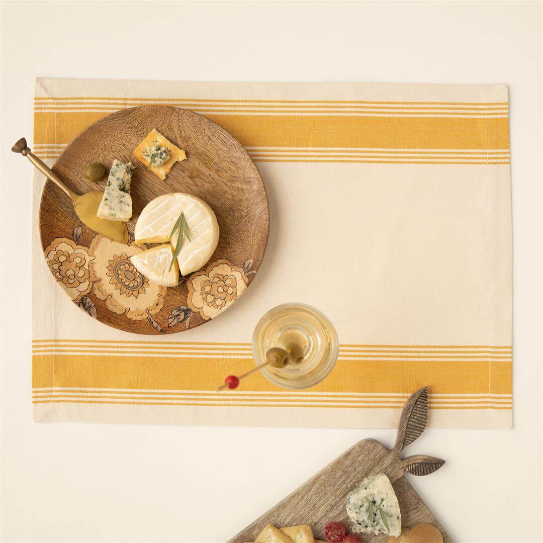 Mango Mojito Border 100% Placemat Set of 6 - CTTEA2245