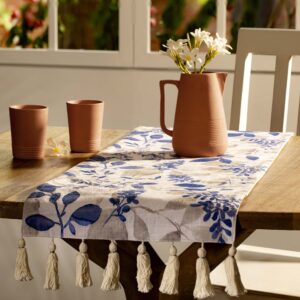 Tropical Paradise Linen Table Runner - CTTEA2271