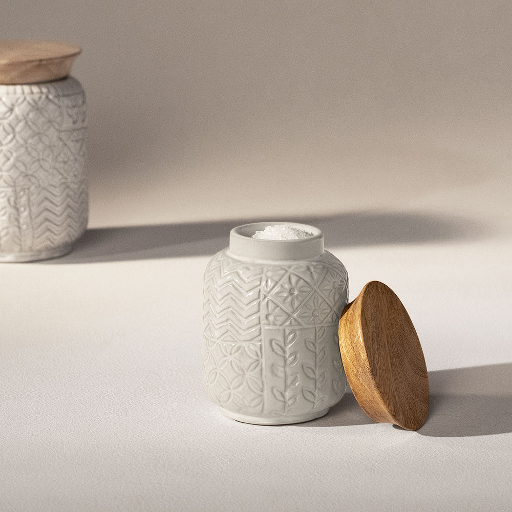 Opal Ceramic Jar Small - MPKEA2177