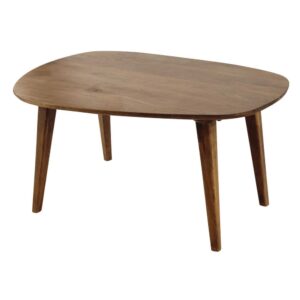 Modern acacia coffee table - Acacia Wood - Walnut Brown -  Size 108X69X44 Cms