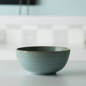 Aqua Rustic Ceramic Serving Bowl- Small - SWTEA0714
