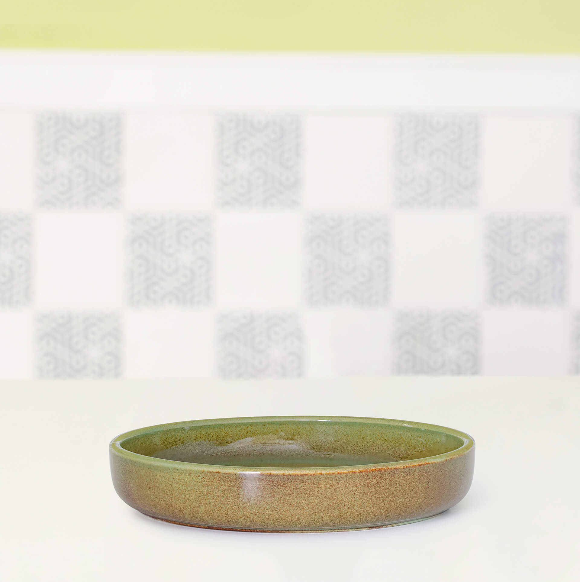 Rustic Sage Ceramic Pasta Bowl - SWTEA2352