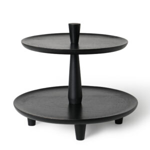 Midnight Mango Wood Cake Stand (2 Tier) - WDETA2206