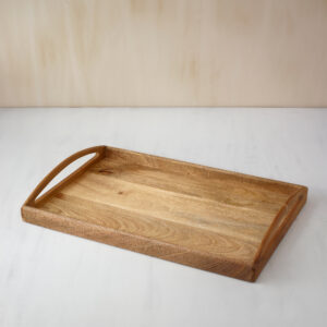 In Teak Wooden Tray- Small - WDTEA0122